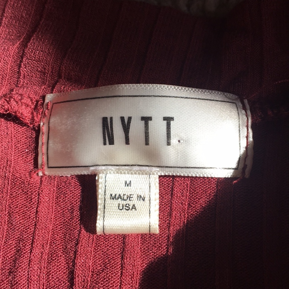 Open Shoulder Rust Orange Top - Picture 2 of 2